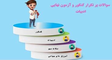 سوالات پر تکرار کنکور و آزمون نهایی ادبیات فارسی