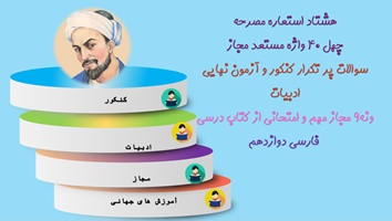 پاورپوینت هشتاد 80  استعاره مصرحه مجازویژه امتحانات نهایی وکنکور