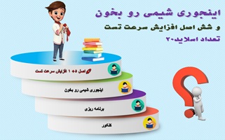 اینجوری شیمی رو بخون  و شش اصل افزایش سرعت تست تعداد اسلاید20