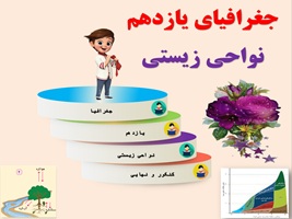 پاورپوینت جغرافیای پایه یازدهم انسانی درس پنجم نواحی زیستی  از صفحه 53 تا 66